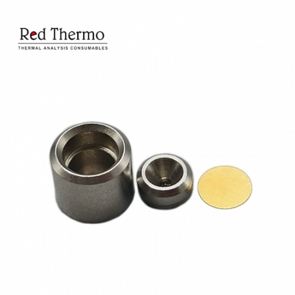 25µl Disposable High pressure crucible ME-30077139 with seal, w/o pin, Stainless steel, for Mettler Toledo
