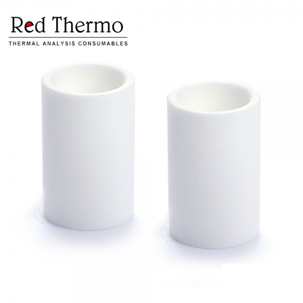 Alumina sample pans D6.4*8  for Linseis Red Thermo