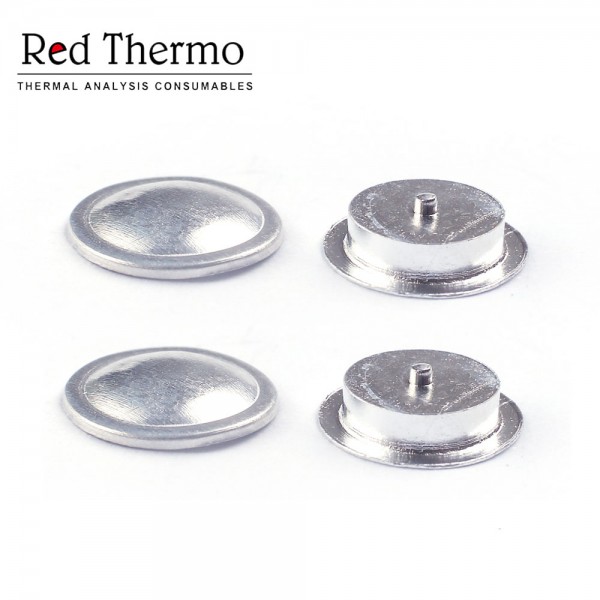 40μl Aluminum crucible standard ,with lid ,w/pin set for ME-00027331Mettler  Red Termo