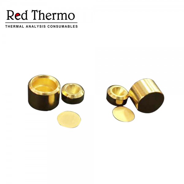 25µl Disposable High pressure crucible small Stainless steel, gold plated for ME-30077139 Mettler Toledo