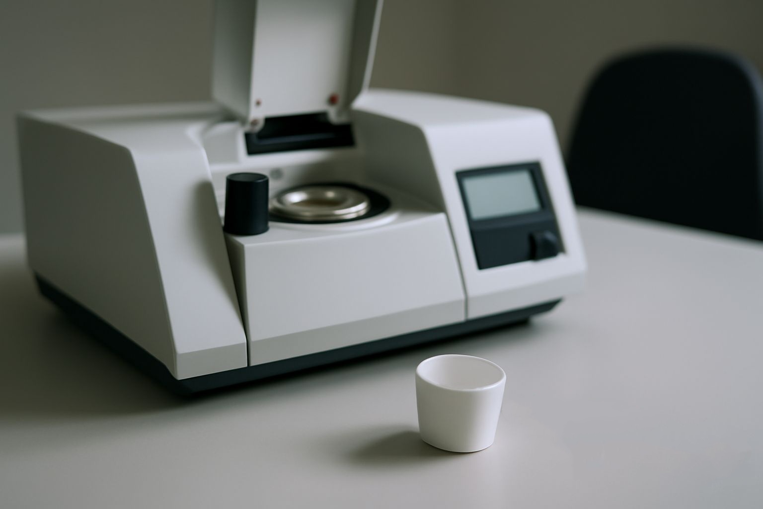 DSC analysis kit with aluminum pans and lids for precise laboratory thermal testing