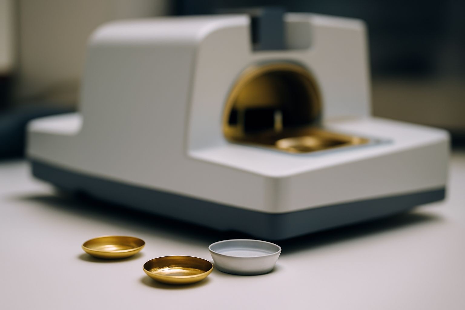 Heat-resistant pans ensuring accurate DSC measurements in material science experiments