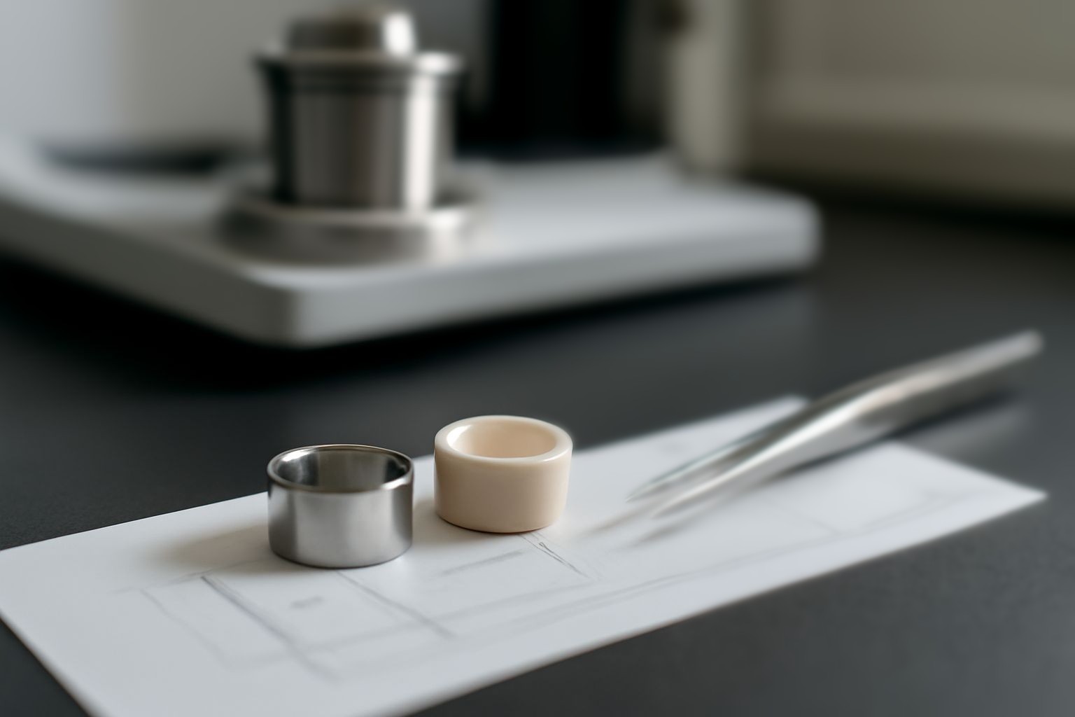 Technical specifications of reusable DSC sample pans including materials, dimensions, and sealing options Technical specifications of reusable DSC sample pans including materials, dimensions, and sealing options