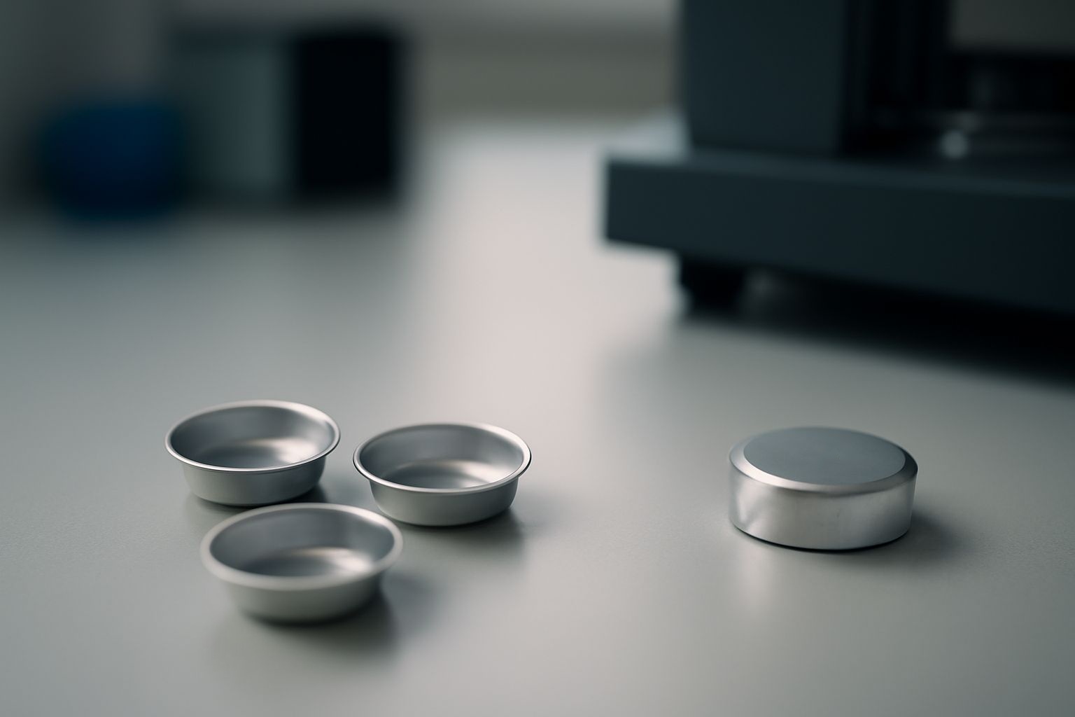 Technical specifications of small pack DSC sample pans for accurate thermal analysis in laboratories