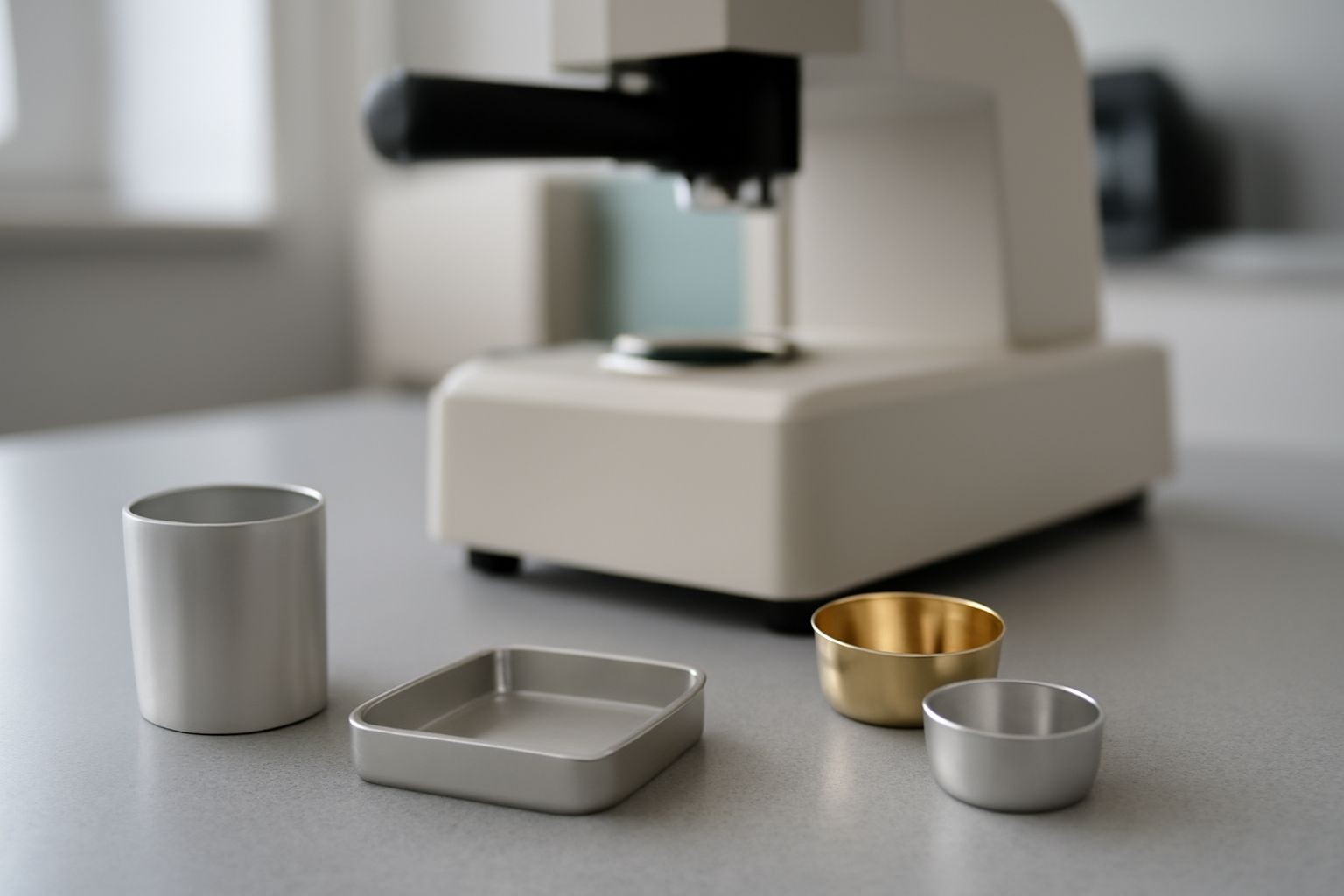 Bulk DSC sample pans for laboratory cost savings and high-volume thermal analysis testing