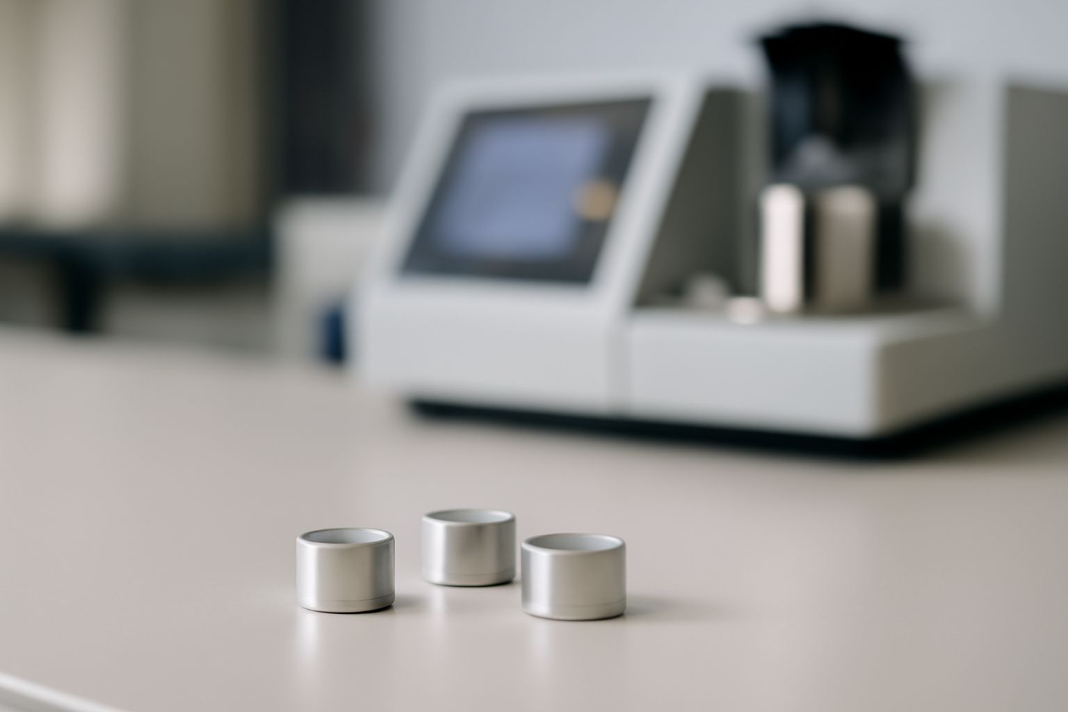 Aluminum DSC crucibles used for advanced thermal analysis in materials science laboratories Aluminum DSC crucibles used for advanced thermal analysis in materials science laboratories