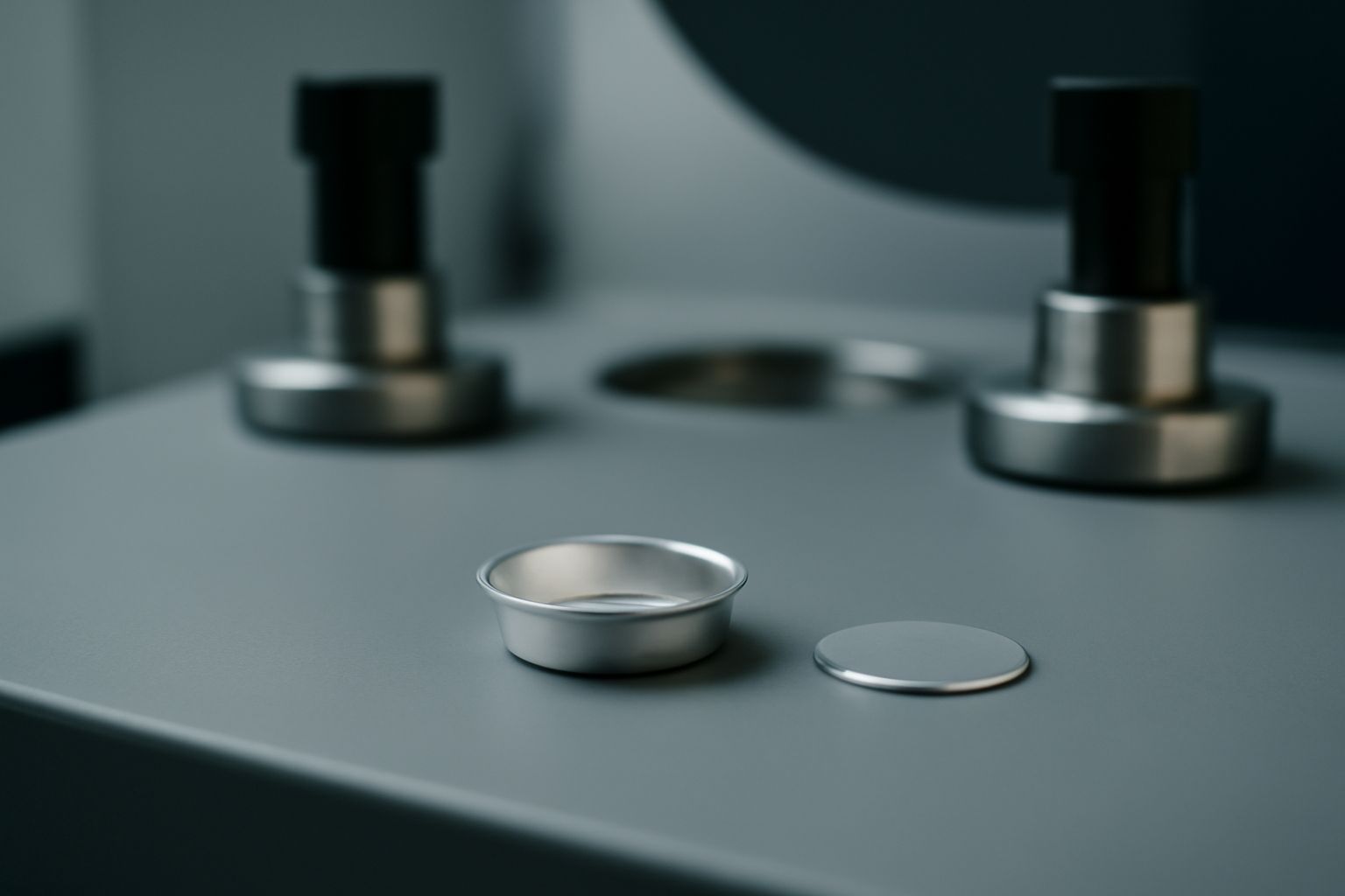 Technical specifications of high-purity aluminum pans for polymer DSC thermal analysis laboratory applications