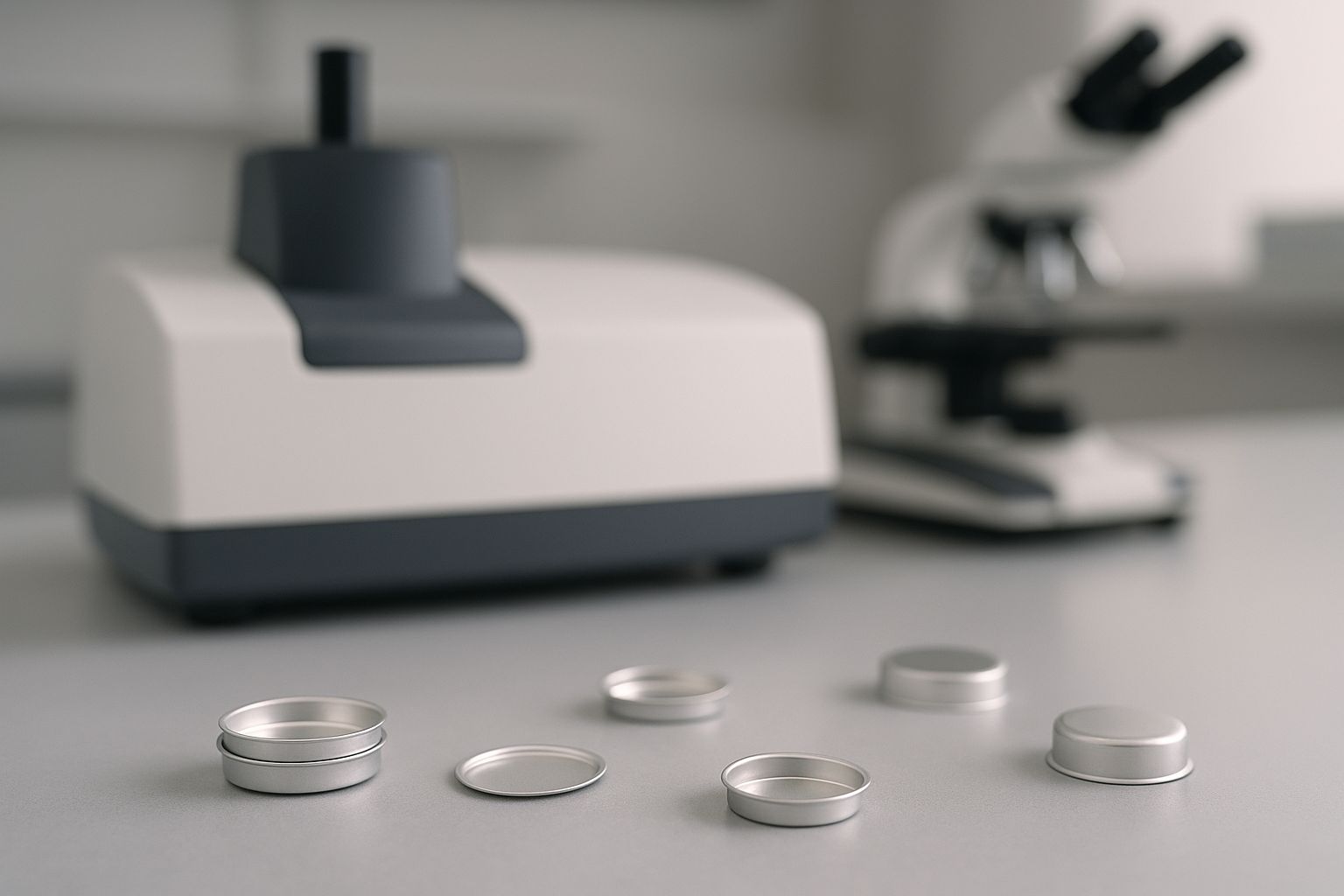Graphical illustration showing increasing demand for DSC sample pans in home laboratories in 2024, with students and DIY scientists experimenting remotely. Graphical illustration showing increasing demand for DSC sample pans in home laboratories in 2024, with students and DIY scientists experimenting remotely.