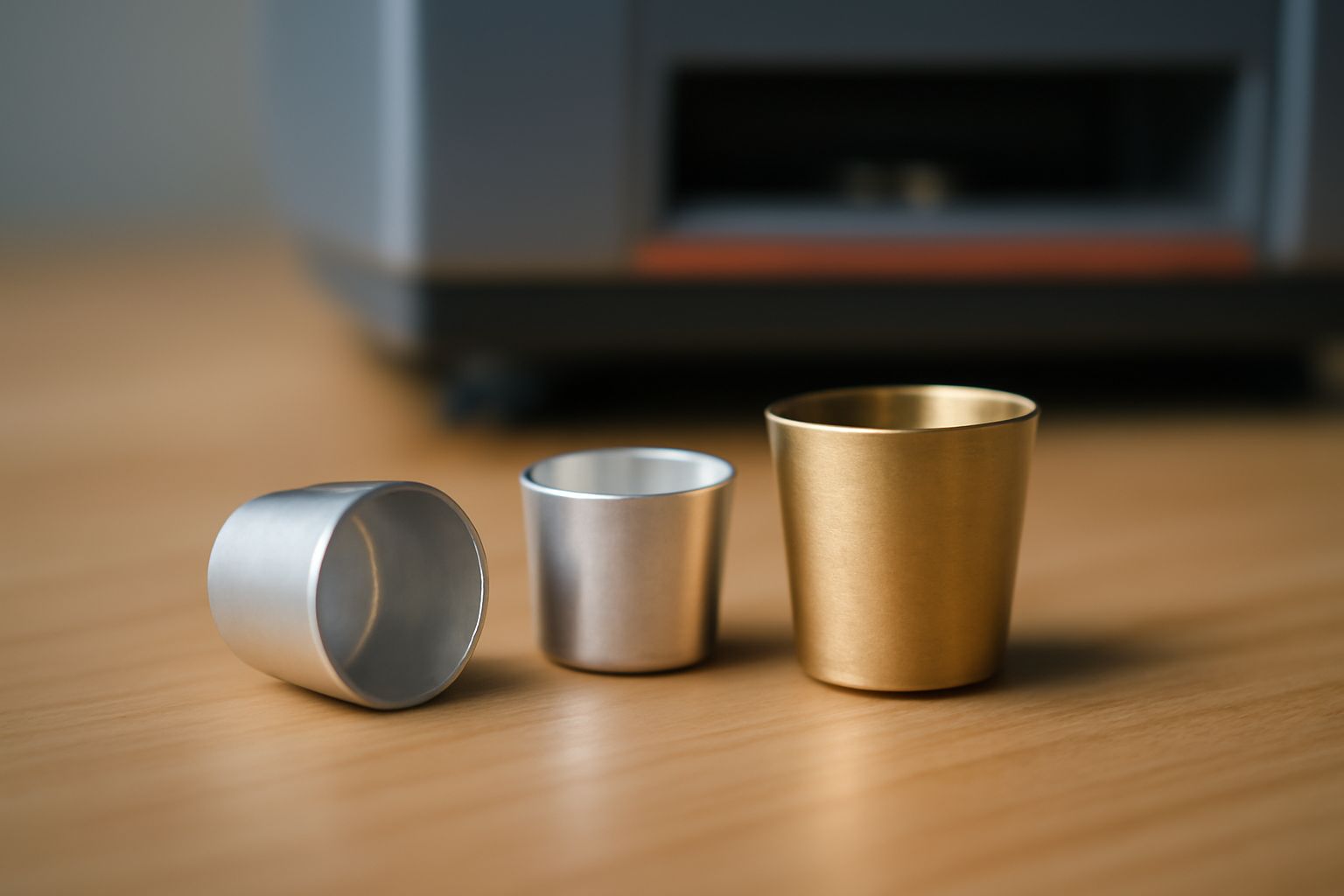Budget-friendly DSC crucibles with technical laboratory measurements and dimensional charts