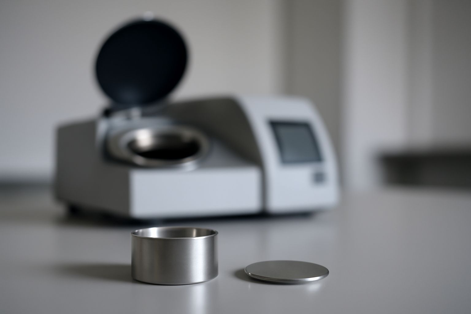 Technical specifications and materials of thermal analysis sample holders for laboratory use