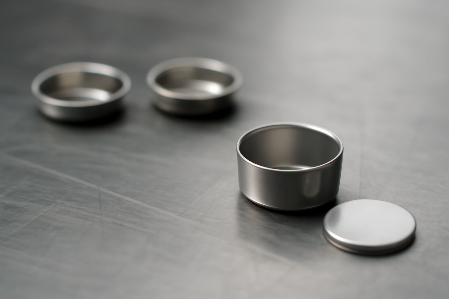 Technical specifications and material compatibility of TGA-DSC sample pans and crucibles for laboratory thermal analysis