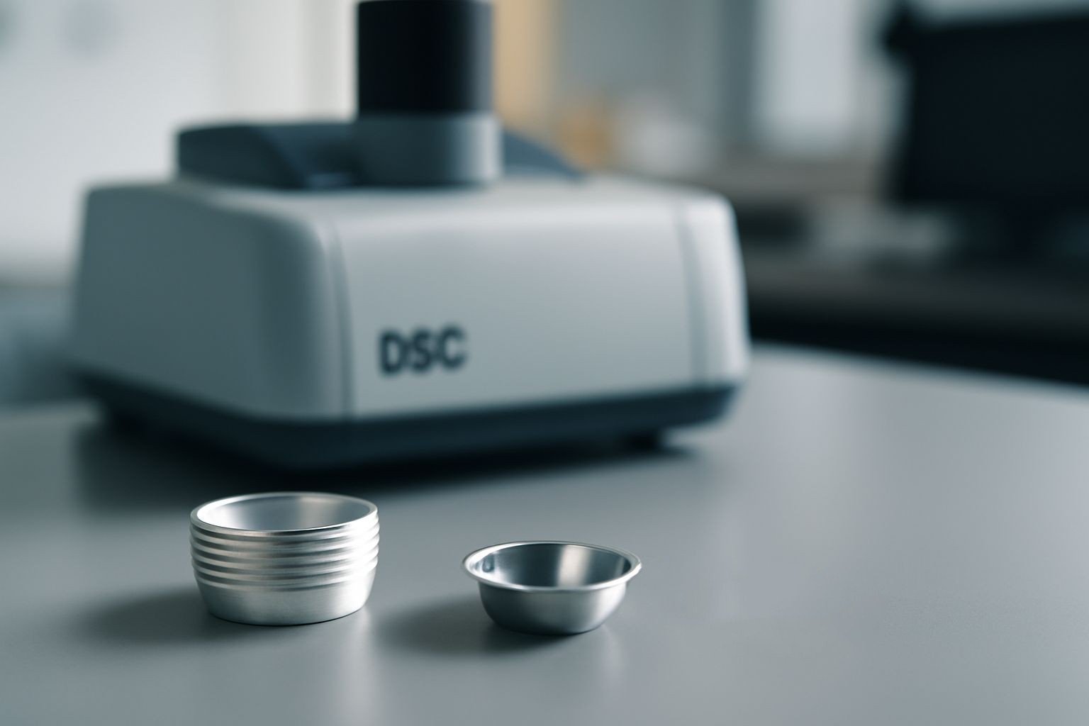 Comparing aluminum and platinum DSC sample pans for TA Instruments, balancing cost against performance and quality in laboratory analysis
