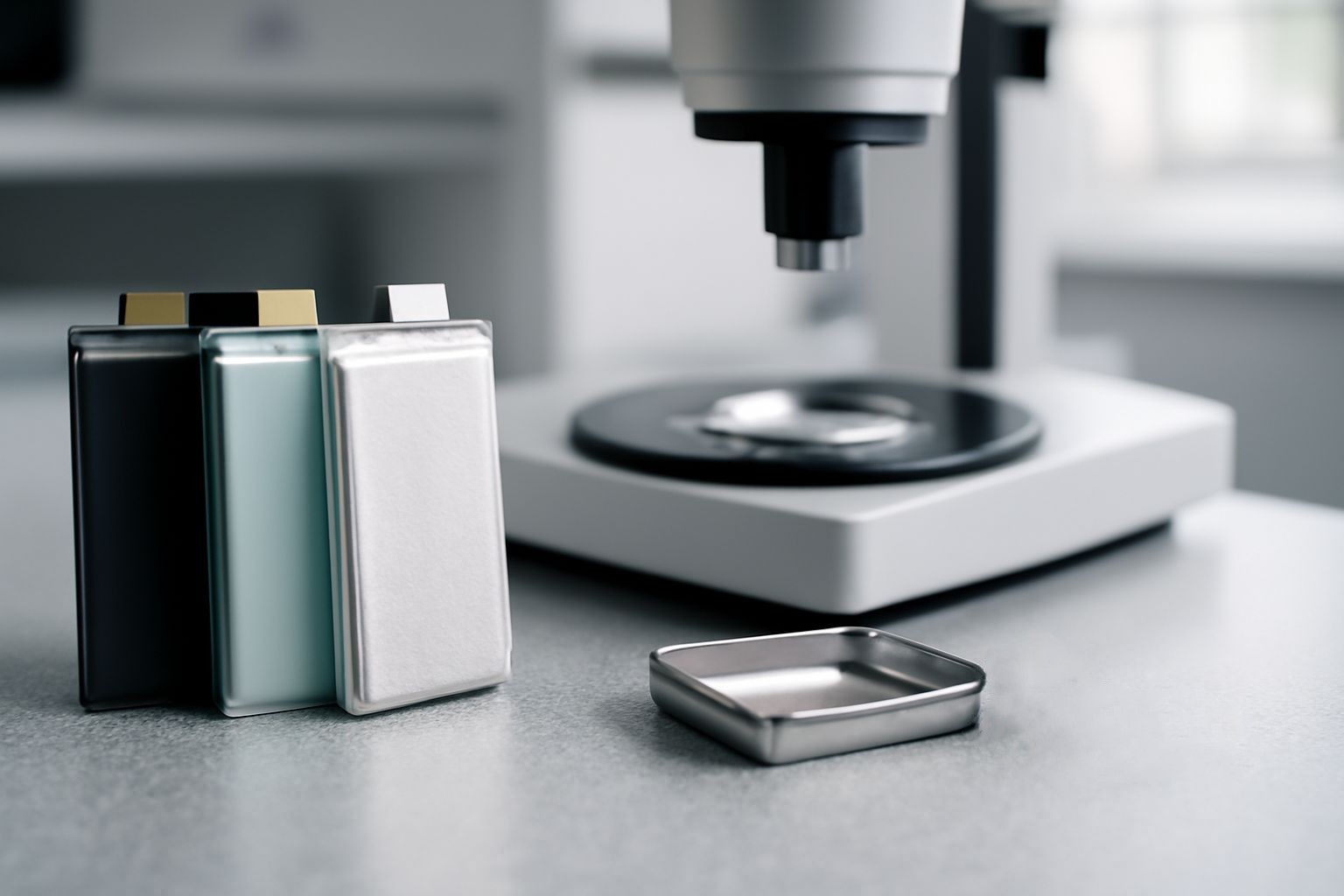 Advanced thermal analysis sample containers designed for modern battery technology research and testing Advanced thermal analysis sample containers designed for modern battery technology research and testing