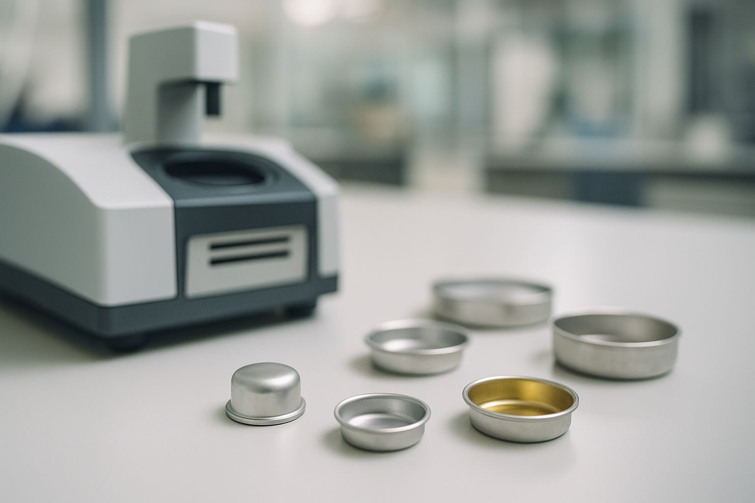 DSC pans matched to high-temperature, volatile, pharmaceutical, and environmental research scenarios with XYZ Instrument